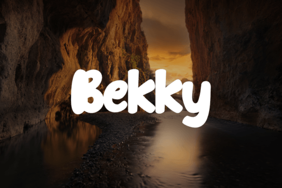 Bekky: A Versatile Font for Modern Branding