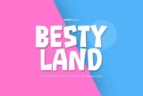 Besty Land: A Modern Display Font for Web Design