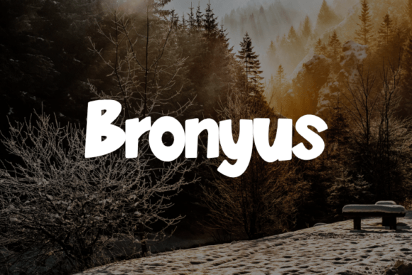Bronyus: A Display Font That Elevates Digital Branding