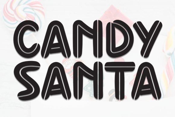 Candy Santa Font for Festive Branding