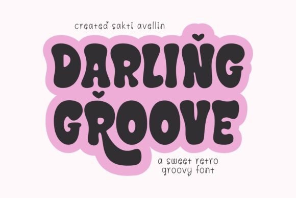 Darling Groove Font for Handmade Creations