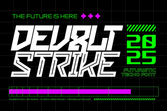 Devolt Strike: A High-Energy Typeface for Digital Branding