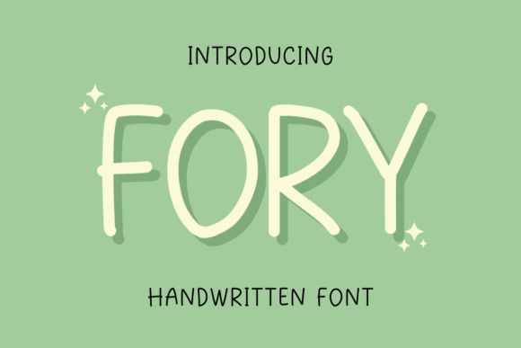 Fory: A Quirky Display Font for Digital Creativity