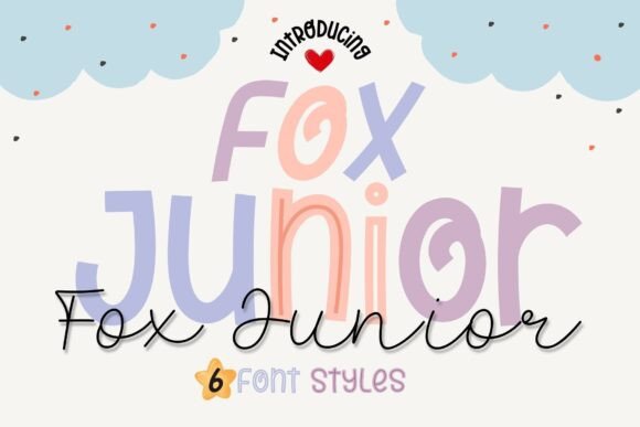 Fox Junior Font for Editorial Design
