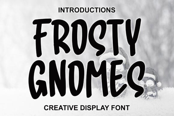 Frosty Gnomes Font for Handmade Creations