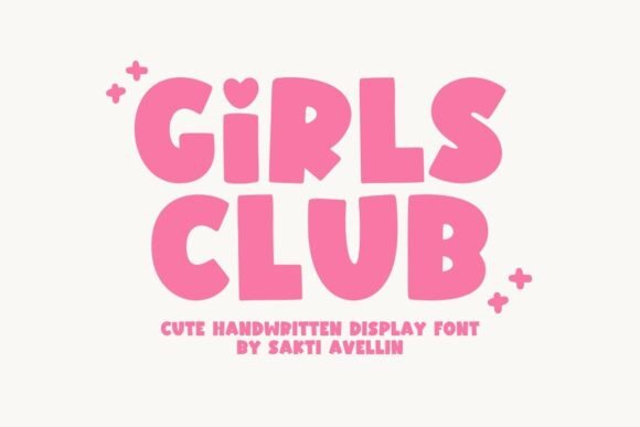 Girls Club Font for Web Design