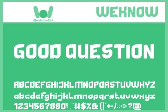 Good Question: A Bold Display Font for Modern Web Design