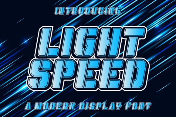 Light Speed Font for High-Impact Campaigns