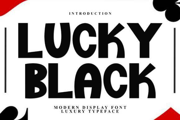 Lucky Black: A Bold Font for Branding That Stands Out