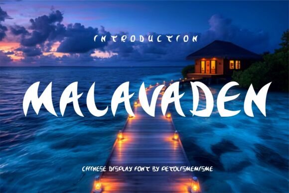 Malavaden: A Festive Font for Creative Branding Projects