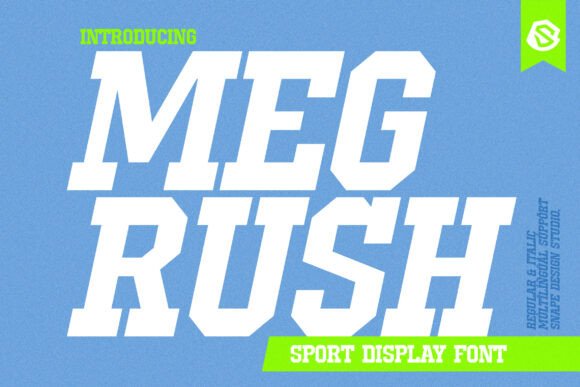 Megrush Display Font Review