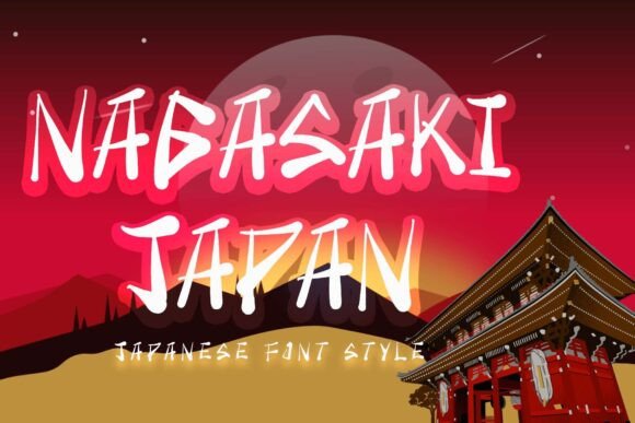 Nagasaki Japan Font for Web Design