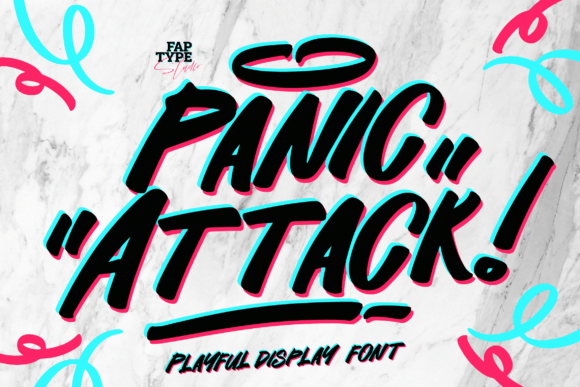 Panic Attack Font for Web Design
