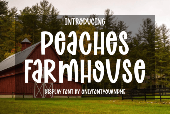 Peaches Farmhouse Font for Polished Branding