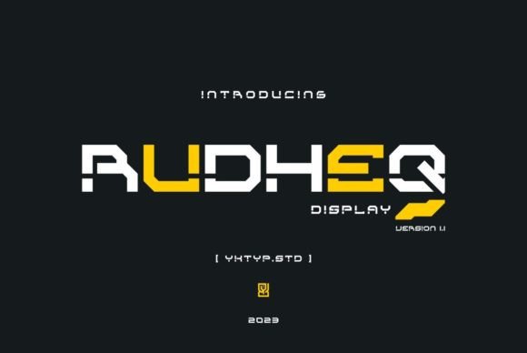 Rudheq Font for Handmade Creations