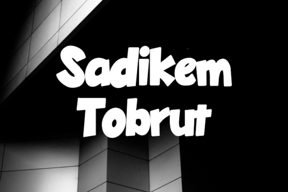 Sadikem Tobrut: A Display Font That Elevates Branding