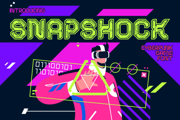 Snapshock: A Cyberpunk Font for Bold Branding