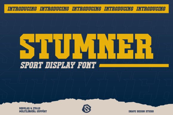 Stumner: A Bold Font That Elevates Your Brand Identity