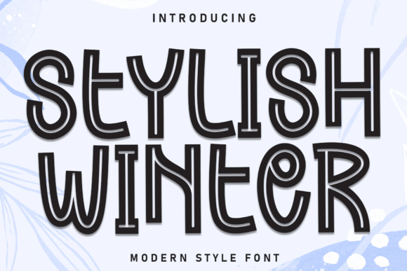 Stylish Winter Font for Seasonal Campaigns