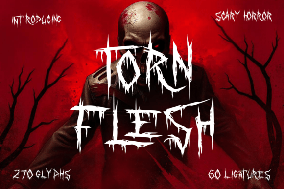 Torn Flesh Display Font Review