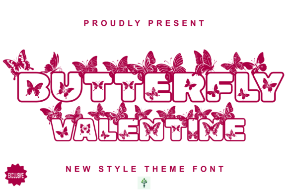 Valentine Butterfly Font for Eye-Catching Design