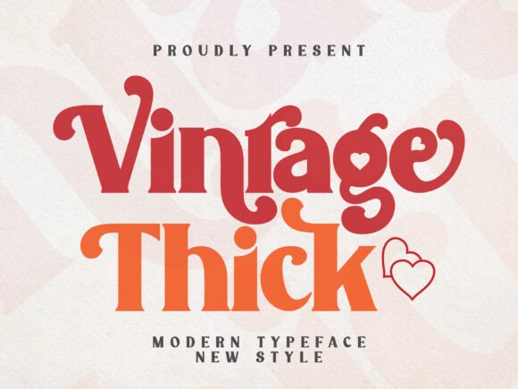 Vintage Thick Font Review for Campaign Design