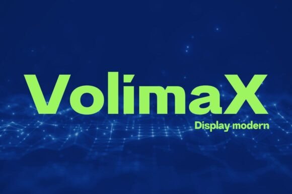 Volimax: A Bold Display Font for Modern Web Design