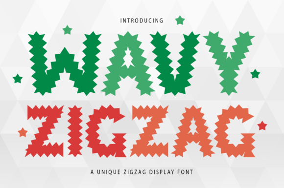 Wavy Zigzag: A Playful Font for Editorial Design