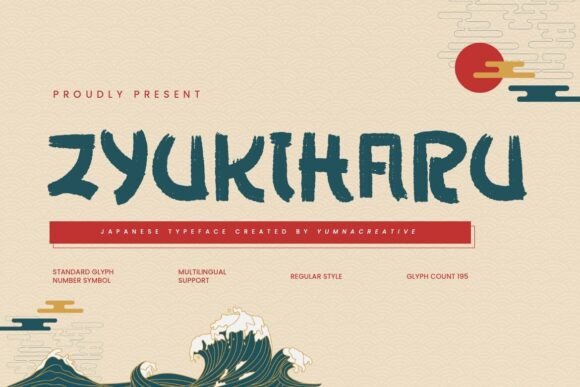Zyukiharu: A Modern Japanese Font for Editorial Design